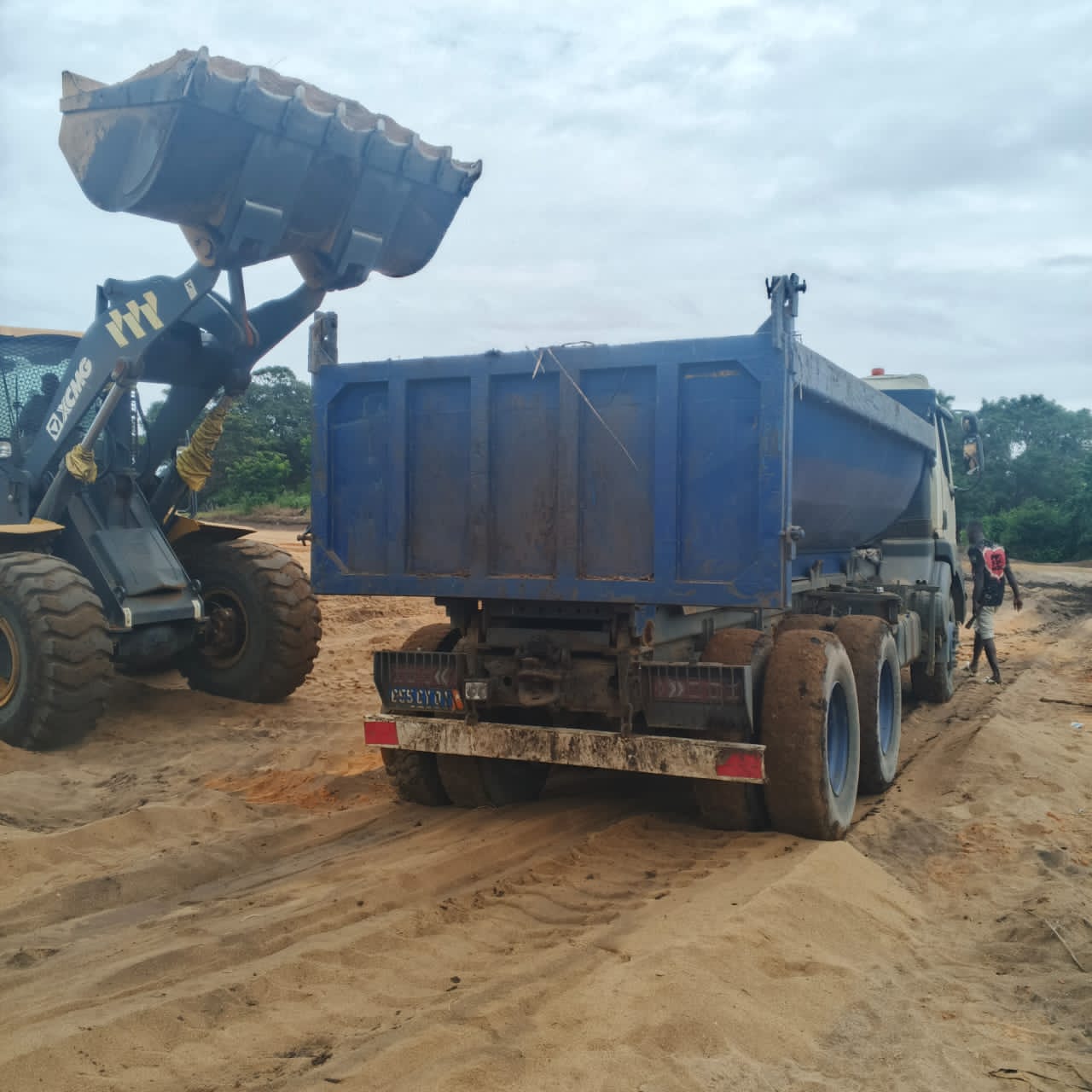 Engins sur chantier